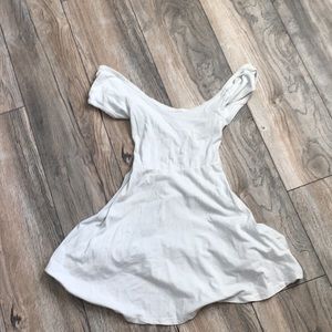 White brandy Melville off the shoulder dress